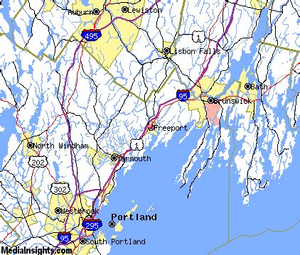 Map Of Freeport Maine – Map Of The World