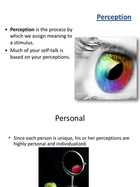 Role of Perception in Effective Communication ppt | Stimulus (Physiology) | Perception