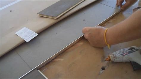 How to Install Metal Transition Strip between Hardwood Flooring and ...