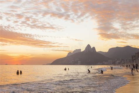 Ipanema Beach, Rio De Janeiro, Brazil Editorial Photography - Image of ...