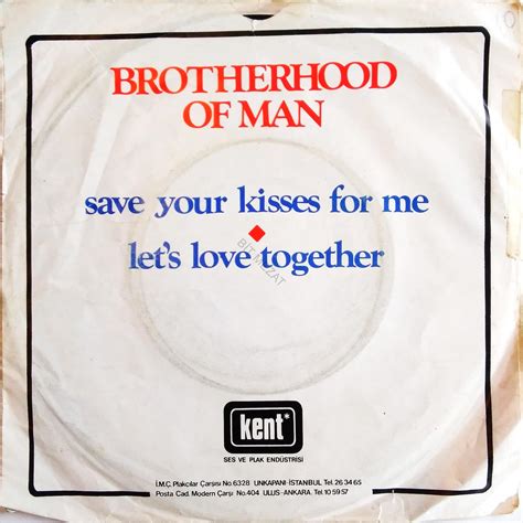 BROTHERHOOD OF MAN-SAVE YOUR KISSES FOR ME | Bit Mezat