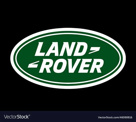 Land rover brand logo symbol design british car Vector Image