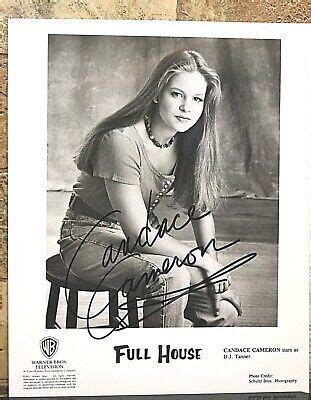 CANDACE CAMERON “D.J. Tanner” (Full House) Signed Autographed 8x10 ...