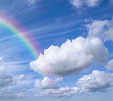 1366x768px, 720P free download | Sky, clouds, rainbow, HD wallpaper ...