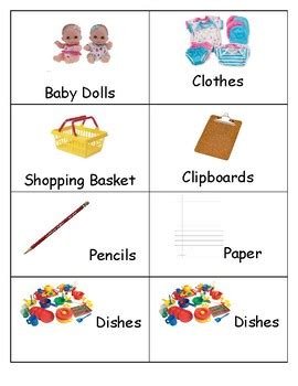 Dramatic Play Food Labels Printable