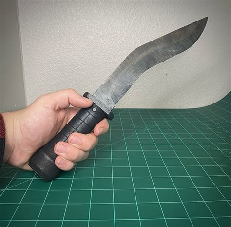 3D Printed Halo Reach Emile's Knife by Grizzly3DMaker | Pinshape