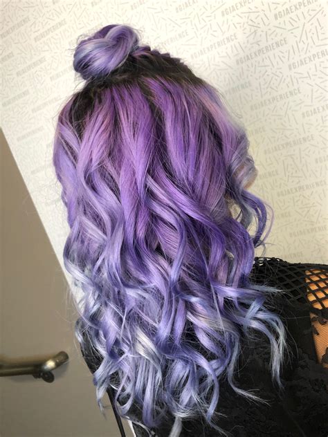 Purple blue and silver hair by my sister, turned out great! : r/HairDye