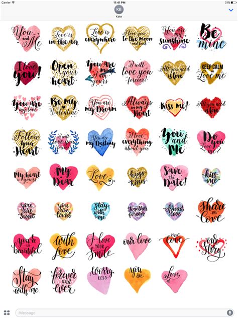 Animated Love Quotes Stickers | App Price Drops