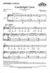 Candlelight Carol Sheet Music by John Rutter (SKU: X533653) - Stanton's Sheet Music