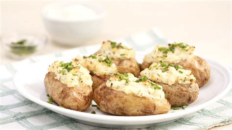 Video: Twice-Baked Chive Potatoes with Sour Cream | Martha Stewart