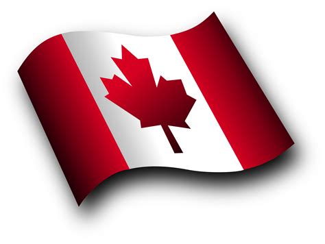 Clipart - Canadian Flag 3