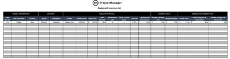 Excel Inventory Templates