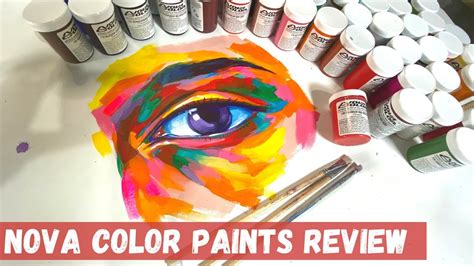 Nova Color Paints Review with Demo Painting - YouTube