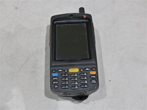 MOTOROLA WIRELESS HANDHELD BARCODE SCANNER MC75A6-P3CSWRRA9WR W ...