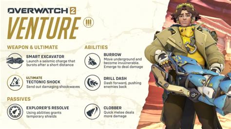 Overwatch 2's Newest Hero, Venture, Burrows Their Way Onto The Scene