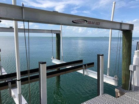 Pin by Hurricane Boat Lifts South - L on www.largomarinesupply.com | Boat lift, Boat, Structures