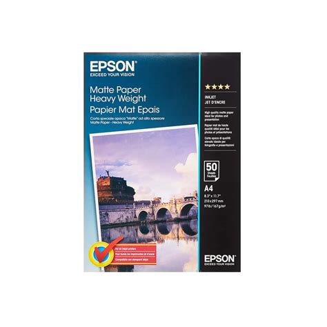 C13S041256 Epson Matte A4 Paper Heavy Weight - Kepler Tech