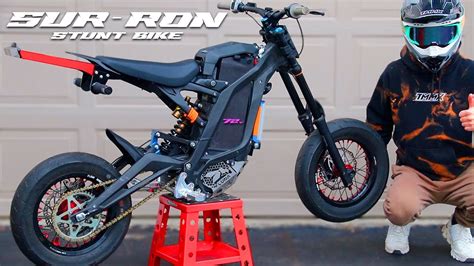 Worlds First 72V Sur Ron X Supermoto STUNT BIKE!!! - YouTube