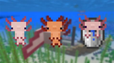 Minecraft Axolotl Skin Pack