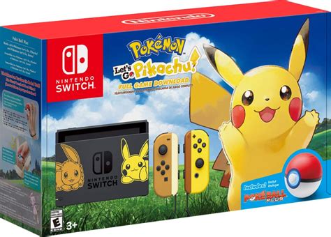 Best Buy: Nintendo Switch Pikachu & Eevee Edition with Pokémon: Let's ...