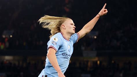 Erling Haaland makes history! Man City striker lets his hair down to ...