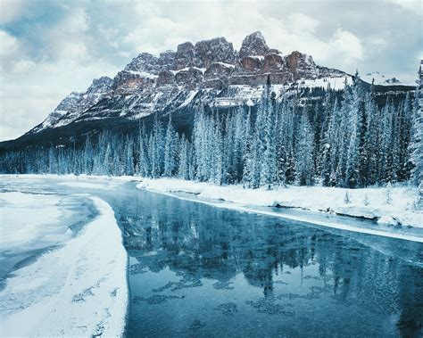 Winter in Banff National Park on Behance