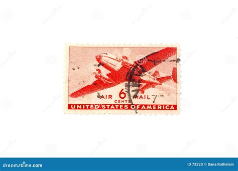 Airmail Stamp Editorial Image | CartoonDealer.com #73220