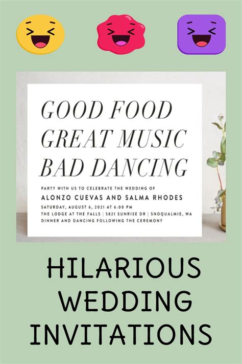 Funny Wedding Invitation Wording Examples (PHOTOS) | Emmaline Bride | Wedding invite wording ...