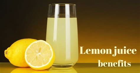 Lemon juice benefits for health and Nutrition Facts| ~ Information Mine