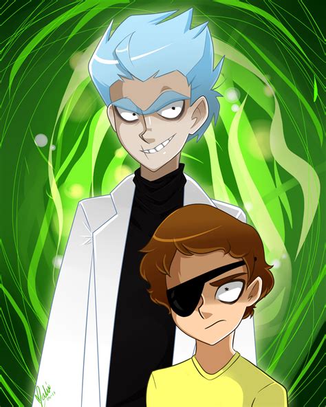 [FanArt] Evil Rick and Evil Morty by Malidunn on DeviantArt