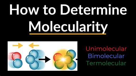 How to Determine Molecularity of a Reaction Examples (Unimolecular, Bimolecular, Termolecular ...