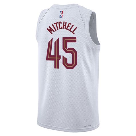 [WHITE] Donovan Mitchell Association Swingman Jersey | Cavs Team Shop