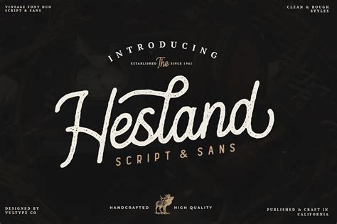 Vintage Script Fonts