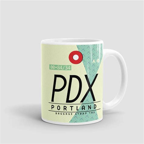 Poster - Wall Art Print - PDX - Portland Intl Airport - IATA code PDX