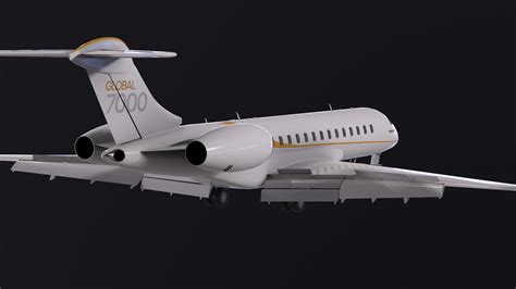 Bombardier Global 7000 3D - TurboSquid 1979018