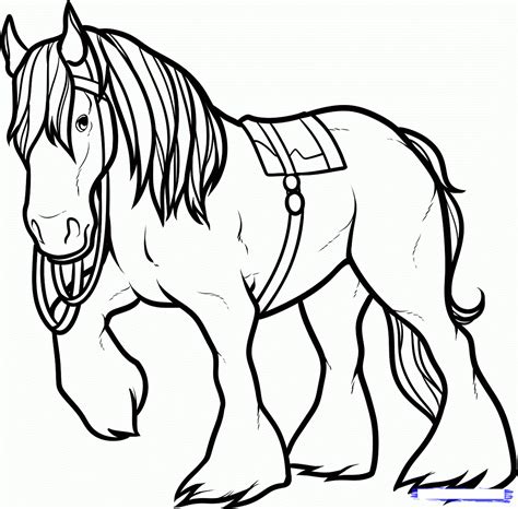 Horse Printable Coloring Pages