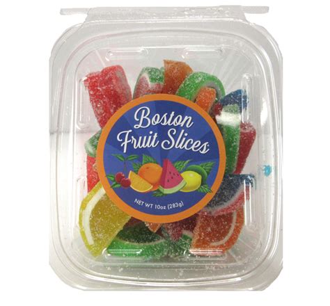 BOSTON FRUIT SLICES ASSORTED FLAVORS TUB