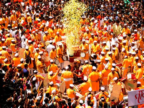 ganpati visarjan: Ganpati Visarjan 2018: Best pictures from immersion procession across Pune