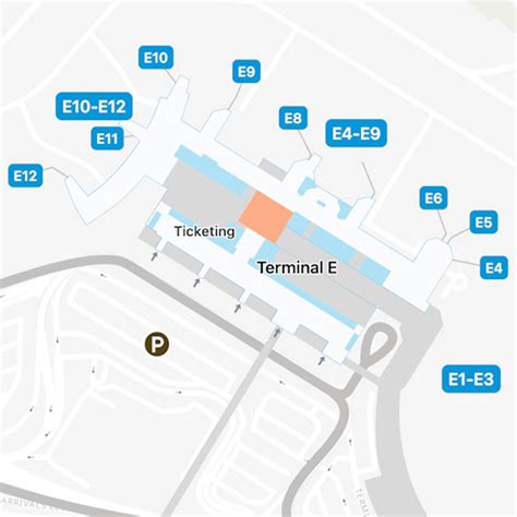 Boston Logan Airport Terminal E Map & Guide