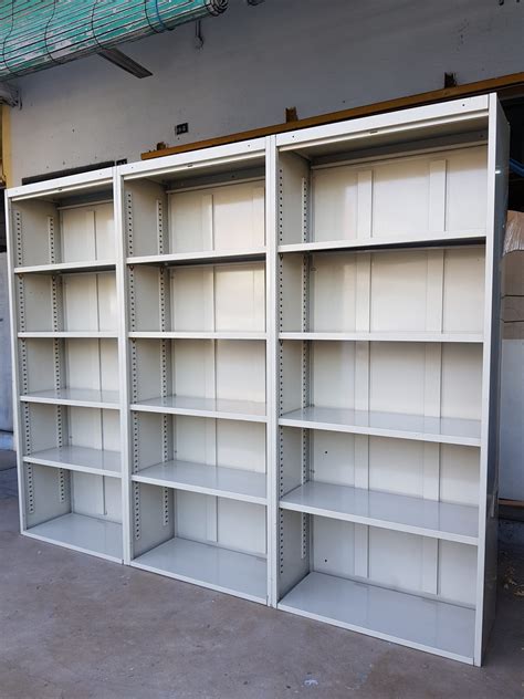 Metal Full Height Open Shelf Office Cabinet 7′ (Sold)