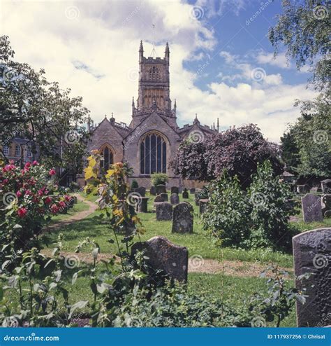 UK, Cotswolds, Cirencester, the Abbey Church Stock Photo - Image of ...