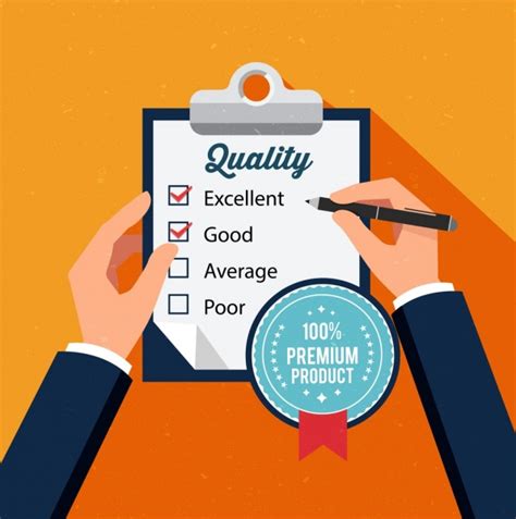 Quality check banner checklist writing hands stamp icons Free vector in Adobe Illustrator ai ...