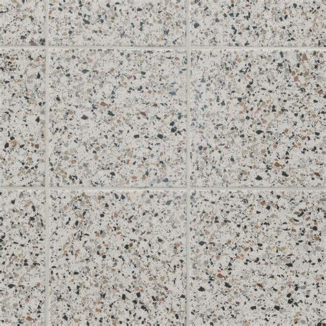 Terrazzo Bianco Micro Porcelain Wall and Floor Tile - 8 x 8 in. - The ...