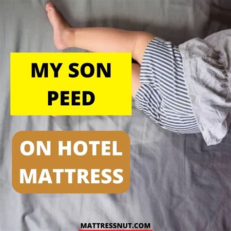My Son Peed On Hotel Mattress, what should I do