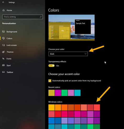 How to Change Start Menu Color on Windows 10