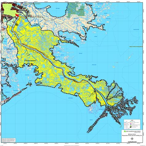 Plaquemines Parish Map