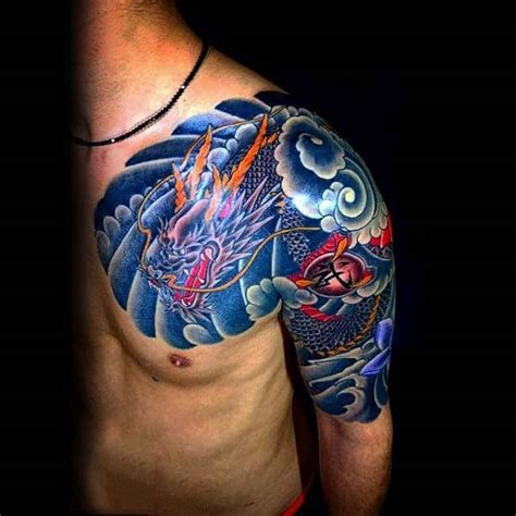 Aggregate 73+ japanese dragon shoulder tattoo best - in.cdgdbentre