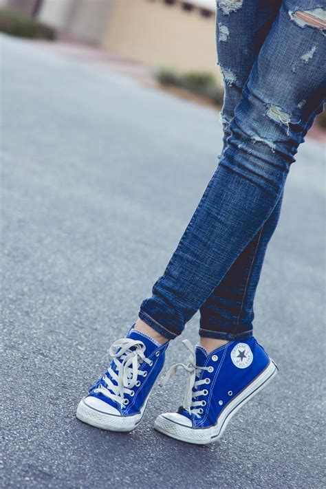 Blue Converse Outfits