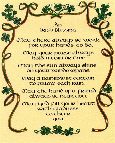 Printable Irish Blessing