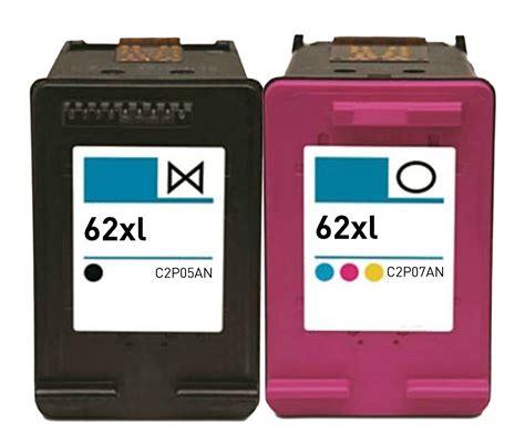 Compatible HP 62XL Black and Color Ink Cartridge - 2 Pack-13